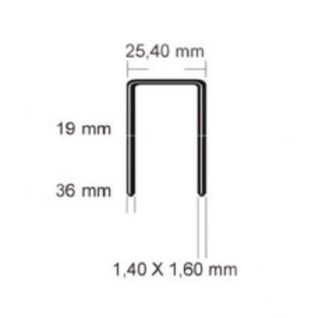 OKÇU 16 GA - P25  Zımba Teli ( 25 mm )